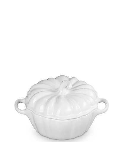 Le Creuset Stoneware Pumpkin Mini Cocotte, 12 oz.