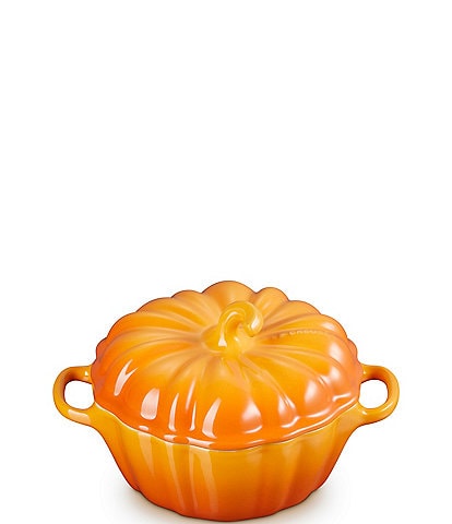 Le Creuset Stoneware Pumpkin Mini Cocotte, 12 oz.