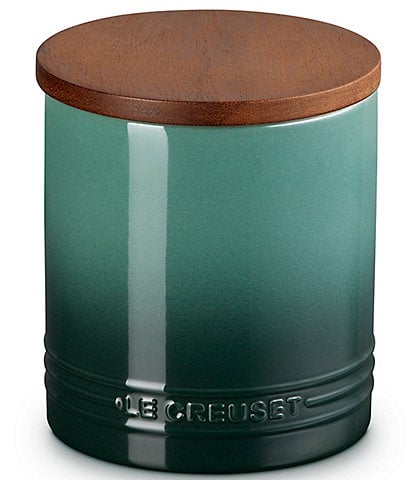 Le Creuset Stoneware Signature Canister with Wood Lid - 1.2 quart