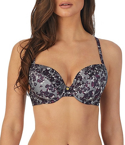 Le Mystere Safari Floral Plunge Full-Busted Contour Underwire Square Back T-Shirt Bra