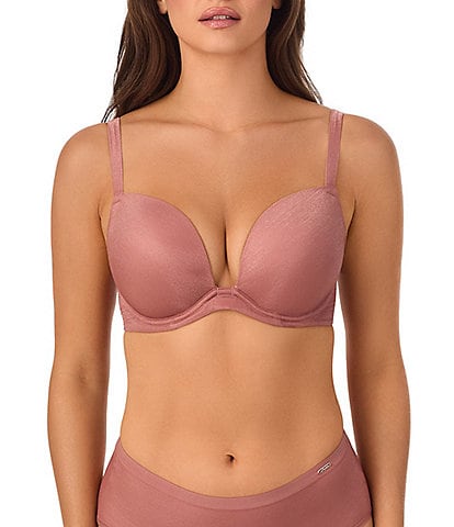 Le Mystere Shimmer Mesh Contour Plunge Bra