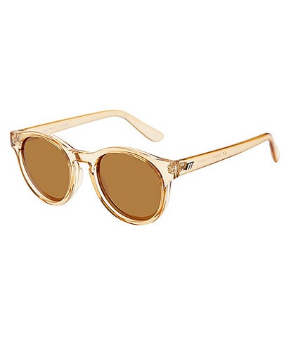 Le Specs Hey Macarena Round 50mm Polarized Sunglasses