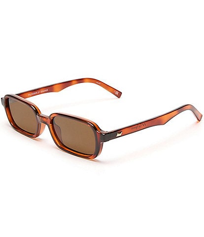 Le Specs Unisex Pilferer 53mm Tortoise Rectangle Sunglasses