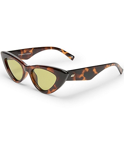 Le Specs Women's Hypnosis 50mm Tortoise Cat Eye Sunglasses