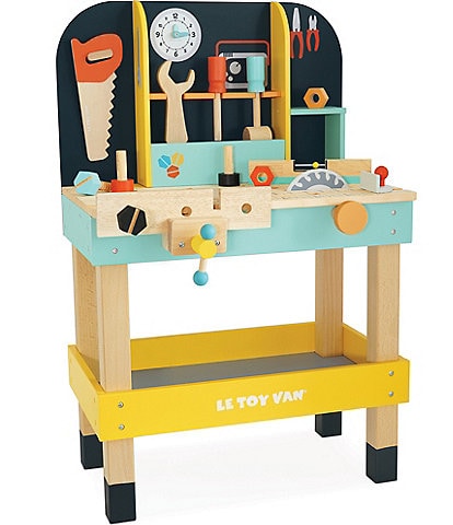 Le Toy Van Alex's Work Bench & 12 Accessories Set