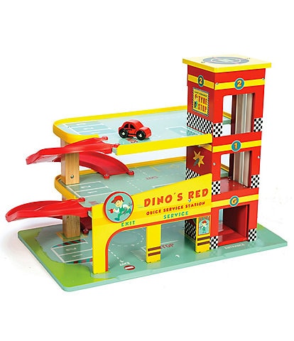 Le Toy Van Trains, Cars & Construction Dino's Garage