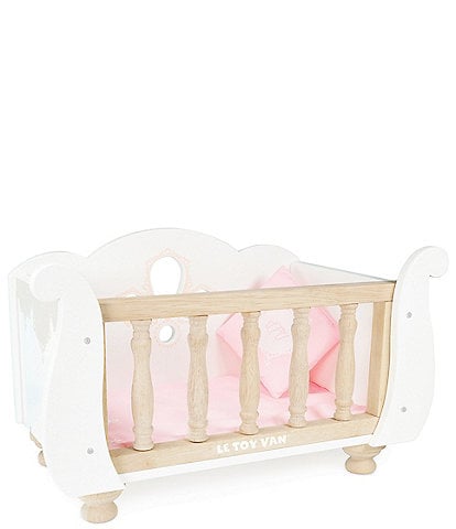 Le Toy Van Honeybake Sleigh Doll Cot & Crib