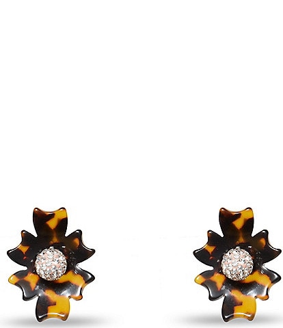 Lele Sadoughi Navajo Crystal Button Stud Earrings