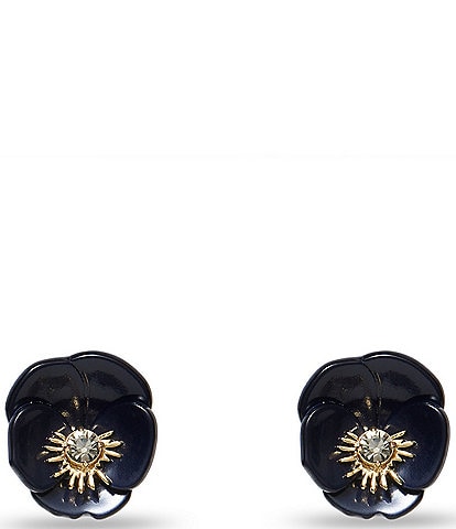 Lele Sadoughi Pansy Button Stud Earrings