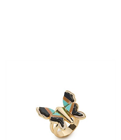 Lele Sadoughi Wild Butterfly Statement Ring