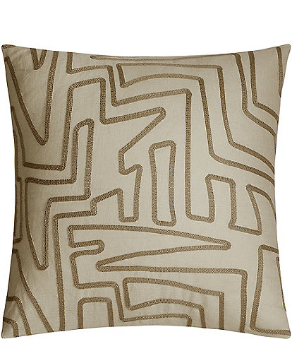 Lemieux Et Cie Siene Abstract Print Decorative Square Pillow