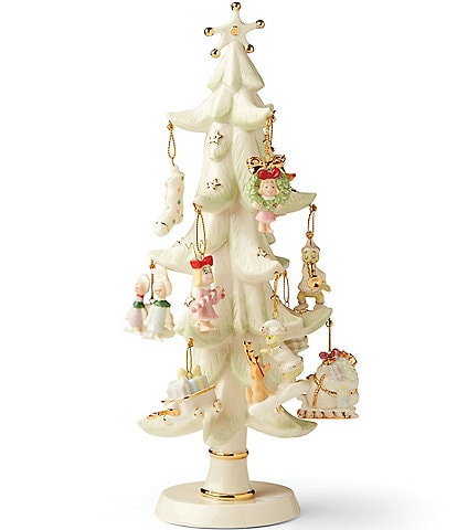 Lenox 2022 How The Grinch Stole Christmas 12 Piece Porcelain Ornament And Tree
