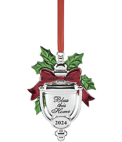 Lenox 2024 Bless This Home Metal Ornament