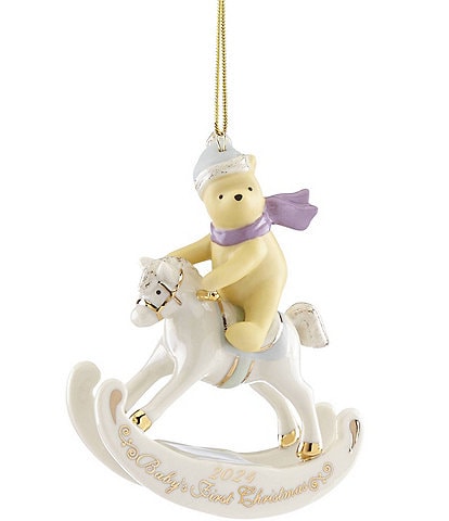 Lenox 2024 Winnie the Pooh Baby's 1st Christmas Ornament