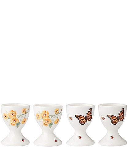 Lenox Butterfly Meadow 4-Piece Egg Cup Set