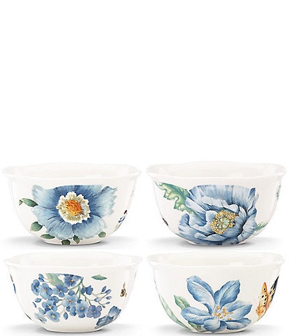 Lenox Butterfly Meadow Blue 4-Piece Dessert Bowl Set
