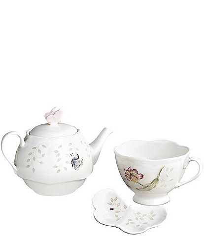 Lenox Butterfly Meadow Stackable Tea Set