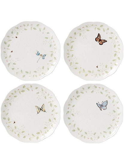 Lenox Butterfly Meadow Vine Dinner Plates, Set of 4