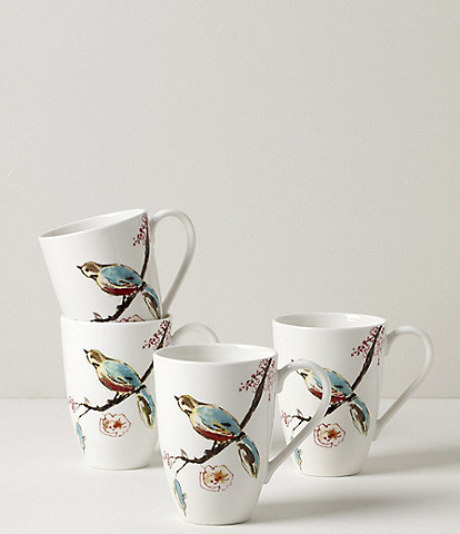 Lenox Chirp Mugs, Set of 4