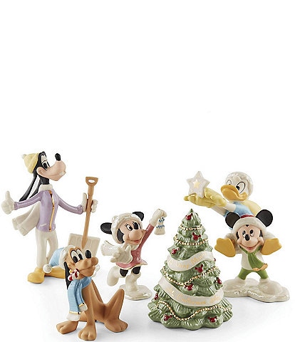 Lenox Disney Fun Winter 5-Piece Figurine Set