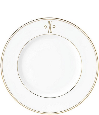 Lenox Federal Gold Block-Monogrammed Accent Plate