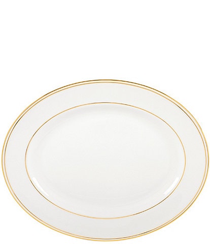 Lenox Federal Gold Bone China Oval Platter