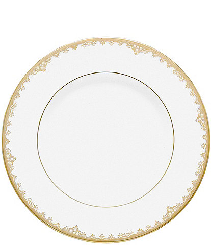 Lenox Federal Gold Scalloped Bone China Accent Salad Plate