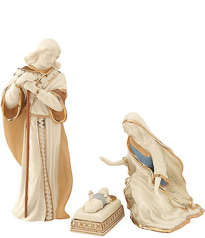 Lenox First Blessing Nativity 3-Piece Holy Family Figurine Set