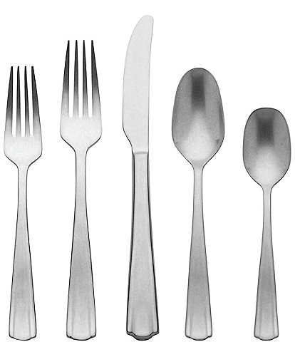 Lenox French Perle Scallop 65-Piece Stainless Steel Flatware Set