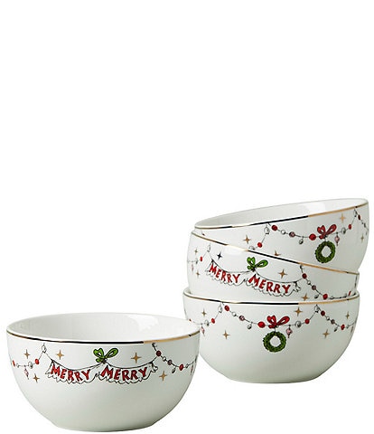 Lenox Merry Grinchmas All-Purpose Bowls, Set of 4