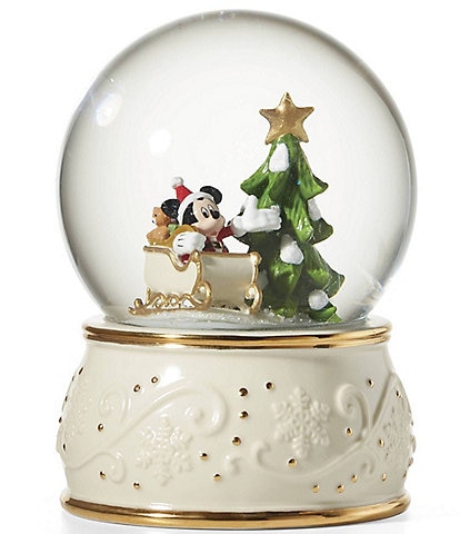 Lenox Mickey Mouse Snow Globe Figurine