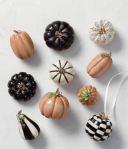 Lenox Mini Pumpkin 10-Piece Ornament Set