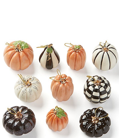 Lenox Mini Pumpkin 10-Piece Ornaments, Set of 10