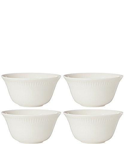 Lenox Profile White Small Bowls, Set of 4