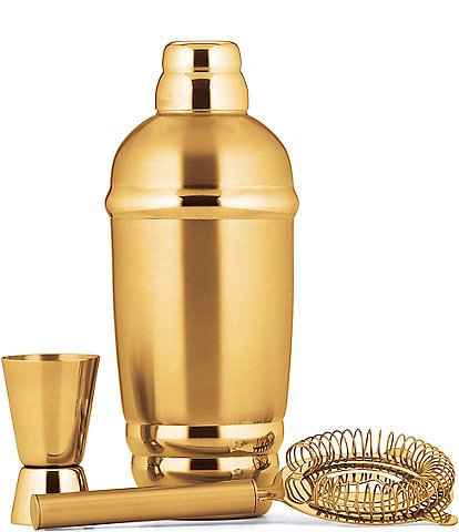 Lenox Tuscany Classic Gold Metal Cocktail Shaker Set