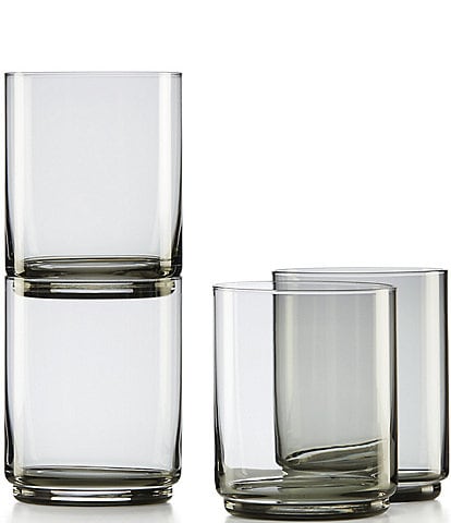Lenox Tuscany Classic Stackable 4-Piece Blue Tall Glasses