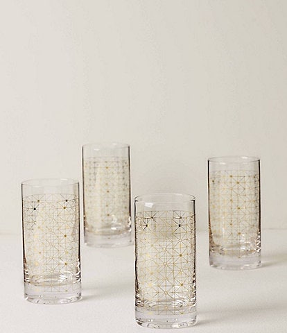 Lenox Tuscany Classics Gold Dust Highball, Set of 4
