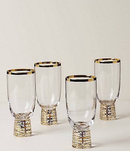 Lenox Tuscany Classics Gold Frost All-Purpose Glasses, Set of 4