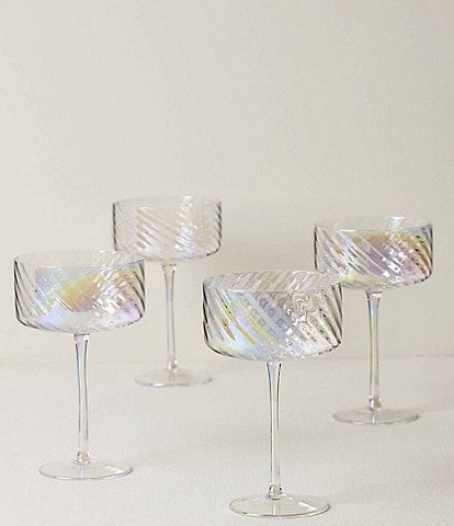 Lenox Tuscany Classics Iridescent Coupes, Set of 4