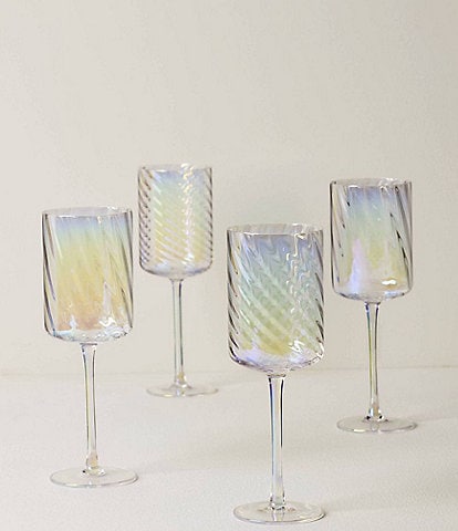 Lenox Tuscany Classics Iridescent White Wine Glass, Set of 4