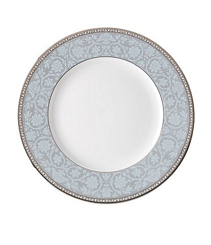 Lenox Westmore Floral Platinum Bone China Dinner Plate