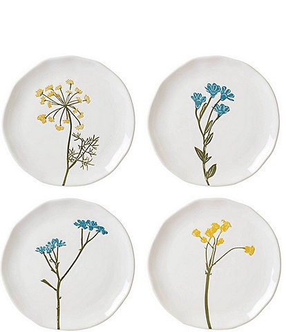 Lenox Wildflowers Tidbit Plates, Set of 4