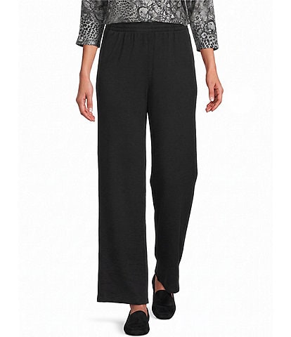 Leo & Nicole Hacci Flowy Pull-On Ankle Pants