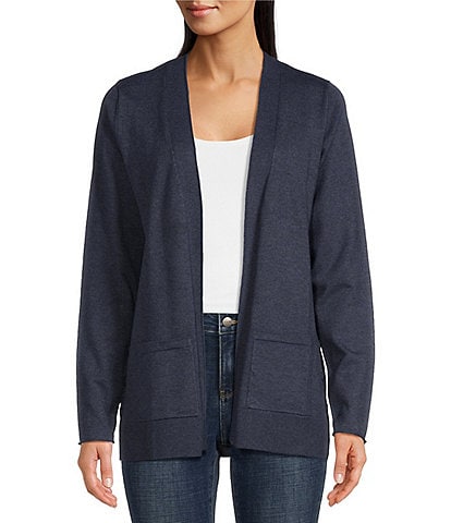 Leo & Nicole Long Sleeve Open Front Cardigan