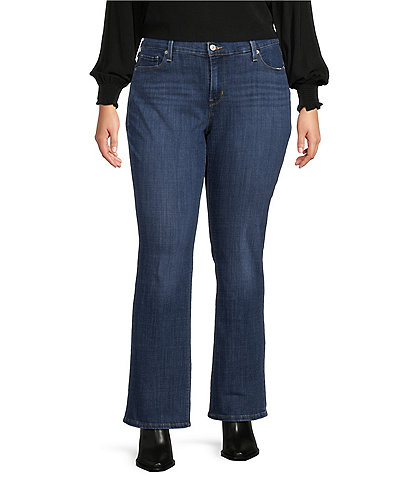 Levi's® 415 Plus Size Classic Mid Rise Bootcut Stretch Denim Jeans