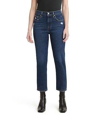 Levi's® 501 High Rise Cropped Straight Jeans
