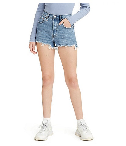 Womens Ripped Denim Jeans Shorts Summer Stretch Rip Puerto Rico