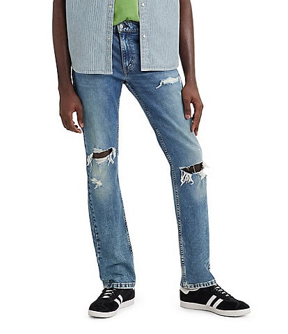 Levi's® 511 Slim Leg Fit Distressed Denim Jeans