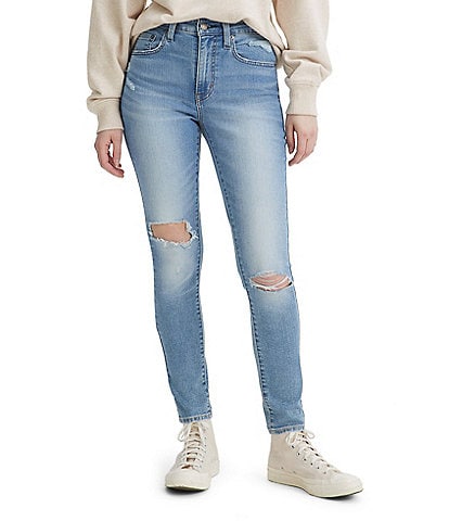 Levi's® 721 High Rise Destructed Skinny Jeans