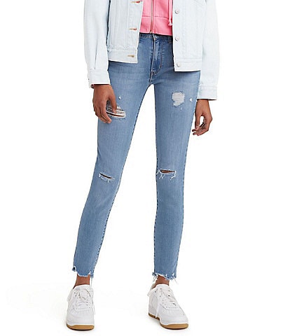Levi's® 721 High Rise Distressed Skinny Jeans